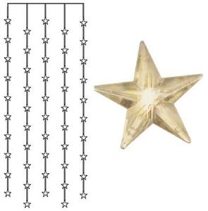 Světelný řetěz s hvězdičkami Star Curtain 90 × 200 cm