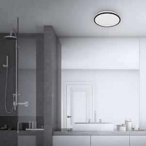 Briloner Stropní svítidlo LED 3403-015, s dekorem hvězdy, 4 000K, Bílá / opál, Koupelna, Plast, Moderní