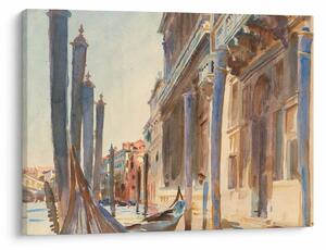 Obraz - John Singer Sargent, Gondola Moorings on the Grand Canal, reprodukce (70x50 cm)