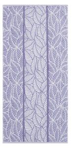 LIVARNO HOME Froté osuška, 70 x 140 cm (listy / lila fialová) (100341352001)