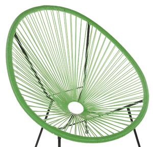 Ratanová zelená židle ACAPULCO II