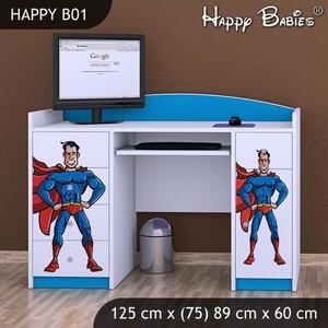 Dětský psací stůl SUPERMAN - TYP 1