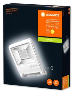 LEDVANCE Venkovní LED nástěnný reflektor ENDURA FLOOD, 50W, teplá bílá, IP65, bílý