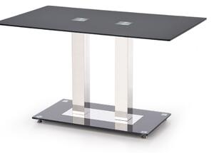 Halmar Jídelní skleněný stůl Walter 2, černý