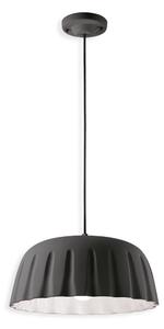 Ferroluce Závěsné svítidlo MADAME GRES, ∅ 40 cm, v. 18 cm, 1xE27 Barva: Černá