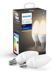 HUE White set 2x LED žárovka E14 5,5W 470lm 2700K IP20, stmívatelná