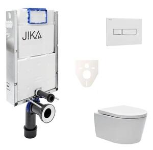 Cenově zvýhodněný závěsný WC set Jika k zazdění + WC SAT Brevis SIKOJW1