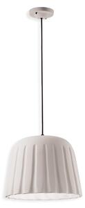 Ferroluce Závěsné svítidlo MADAME GRES, ∅ 40 cm, v. 30 cm, 1xE27 Barva: Bílá