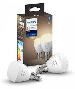 Hue White sada 2x LED žárovka E14 P45 5,7W 470lm 2700K IP20