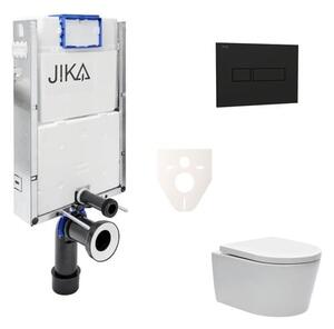 Cenově zvýhodněný závěsný WC set Jika k zazdění + WC SAT Brevis SIKOJW3