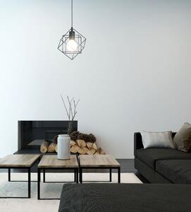 EGLO Závěsné osvětlení ve skandinávském stylu STRAITON, 1xE27, 60W, 24cm, černé 43358