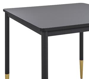 Jídelní stůl 80 x 80 cm černý SHALFORD