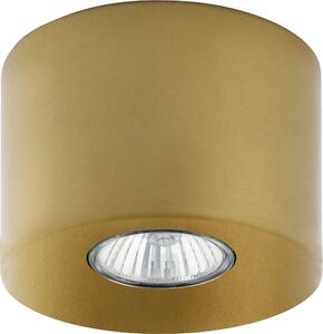 TK-LIGHTING Stropní přisazené LED osvětlení ORION, 1xGU10, 10W, 8,5x11cm, kulaté, zlaté 3199
