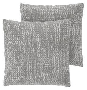 Livarno® Potah na polštář z jemného flanelu, 50 x 60 cm, 2 kusy (antracitová) (100410995001)