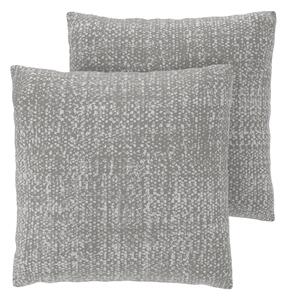Livarno® Potah na polštář z jemného flanelu, 50 x 60 cm, 2 kusy (antracitová) (100410995001)