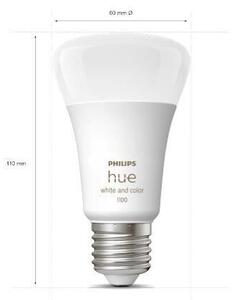 Hue Bluetooth 3x žárovka LED E27 A60 9W 1100lm 2000-6500K RGB + Bridge můstek + ovladač