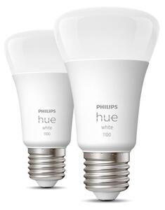 Hue White sada 2x žárovka LED E27 A60 9,5W 1100lm 2700K IP20