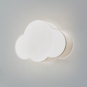 TK Lighting Nástěnné světlo Cloud, béžové, šířka 43 cm, textil, mrak, E27, stmívatelný, Krémová / jantar, Dětský pokoj, Textil / tkanina / hedvábí, Young lifestyle