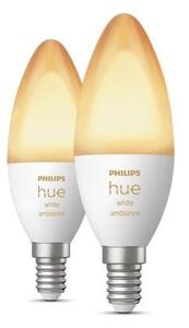 Hue WA sada 2x žárovka LED E14 B39 4W 470lm 2200-6500K IP20