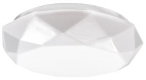 PLX LED stropní koupelnové osvětlení MARINA, 17W, denní bílá, 35cm, diamant, bílé, IP44 308559