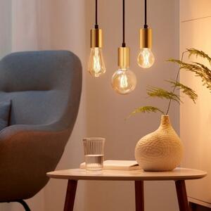 WiZ LED žárovka filament amber E27 A60 7W 640lm 2000-5000K IP20, stmívatelná