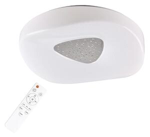 PLX Přisazené stropní LED osvětlení AARON, 36W, teplá-studená bílá, 49cm, bílé 313485