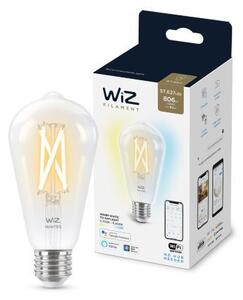 WiZ LED žárovka filament E27 ST64 7W 806lm 2700-6500K IP20, stmívatelná