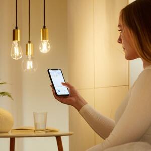 WiZ LED žárovka filament E27 ST64 7W 806lm 2700-6500K IP20, stmívatelná