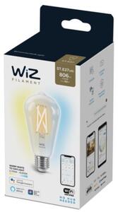 WiZ LED žárovka filament E27 ST64 7W 806lm 2700-6500K IP20, stmívatelná