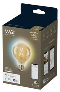 WiZ LED filament amber žárovka E27 G95 7W 640lm 2000-5000K IP20, stmívatelná