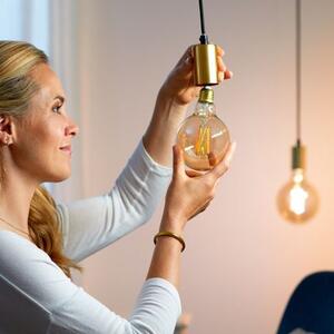 WiZ LED filament amber žárovka E27 G95 7W 640lm 2000-5000K IP20, stmívatelná