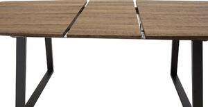 Jídelní stůl Inca, ořechová barva, 85x160