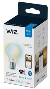 WiZ LED žárovka Frosted Glass E27 A60 7W 806lm 2700-6500K IP20, stmívatelná