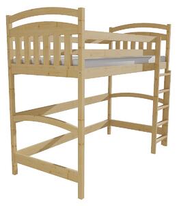 Vyvýšená dětská postel z MASIVU 180x80cm - M05