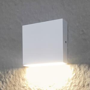 PLX Venkovní nástěnné LED osvětlení SASKATOON, 3,5W, denní bílá, hranaté, bílé 315670