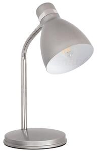 KANLUX Kancelářská stolní lampa ZARA, 1xE14, 40W, stříbrná 7560