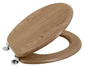Aqualine WC sedátko, MDF, dub 1705-10