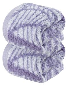 LIVARNO home Froté ručník pro hosty, 30 x 50 cm (lila fialová) (100341541001)