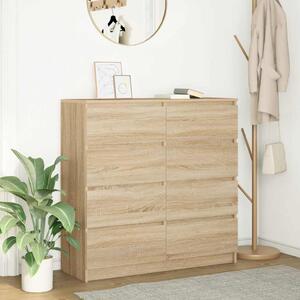 Příborník dub sonoma 100x35x99 cm kompozitní dřevo 3328491
