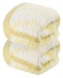 LIVARNO home Froté ručník pro hosty, 30 x 50 cm (žlutá) (100341541002)