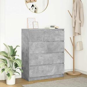 Příborník betonově šedý 80x35x99 cm kompozitní dřevo 3328483