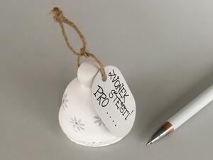 Vánoční zvonek štěstí pro ... Keramika Andreas