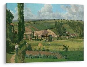 Obraz - Camille Pissarro, Landscape at Les Pâtis, Pontoise, reprodukce (70x50 cm)