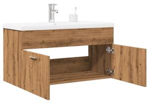 Koupelnová skříňka se zápustným umyvadlem dub artisan 3328586