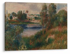 Obraz - Auguste Renoir, Landscape at Vetheuil, reprodukce (70x50 cm)