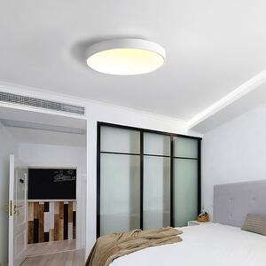LEDsviti Bílý designový LED panel 600mm 48W teplá bílá (9733)