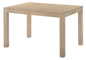Jídelní set stůl VAŠEK + VANDA židle 4ks dub bělený / látka zelená green