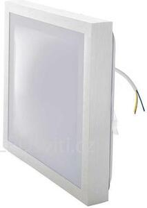 Ecolite WD002-11W/LED/HF Stříbrné stropní a nástěnné LED svítidlo s čidlem 11W denní bílá