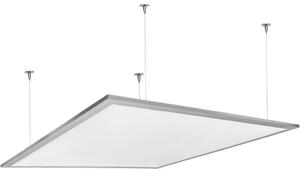 Ecolite LED-GPL44-45/3000 Stříbrný závěsný LED panel 600x600mm 45W teplá bílá 4900lm