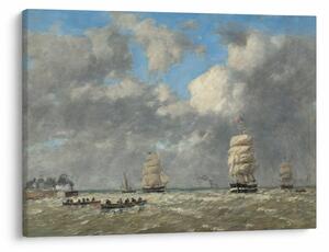 Obraz - Eugène Boudin, Le Havre, reprodukce (70x50 cm)